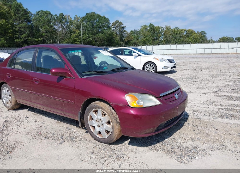 2002 HONDA CIVIC EX VIN: 2HGES26762H549315