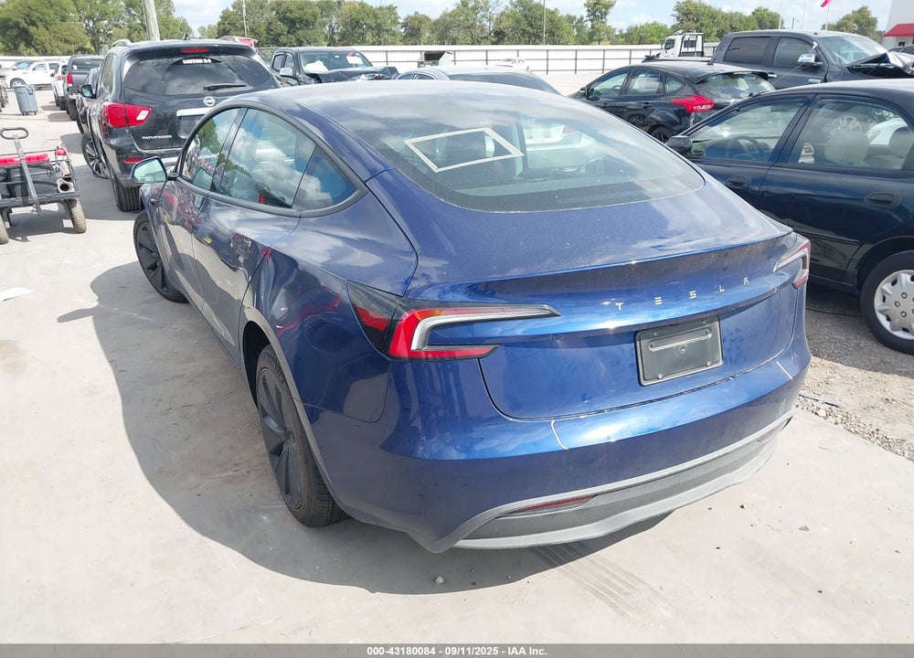 2025 TESLA MODEL 3 VIN: 5YJ3E1EA2SF953982