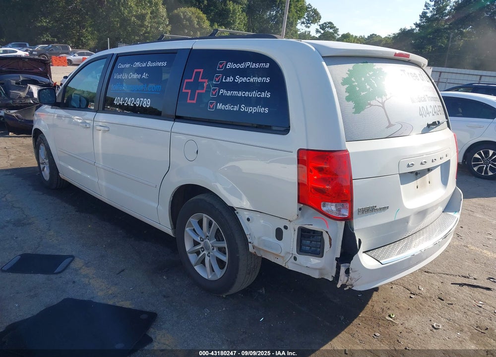 2013 DODGE GRAND CARAVAN VIN: 2C4RDGCG0DR599202