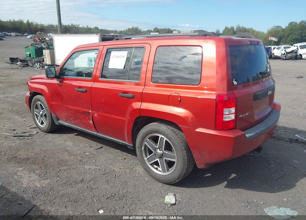 2009 JEEP PATRIOT VIN: 1J4FF28B29D123678