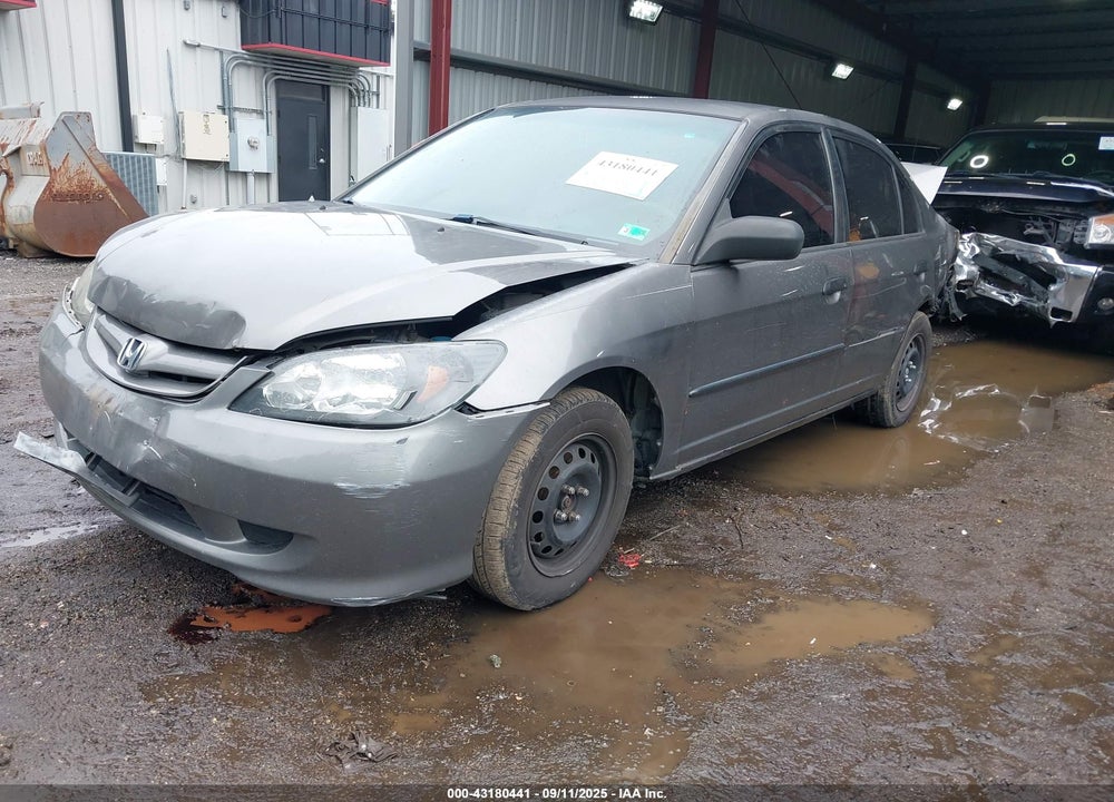 2005 HONDA CIVIC VP VIN: 1HGES16415L003111