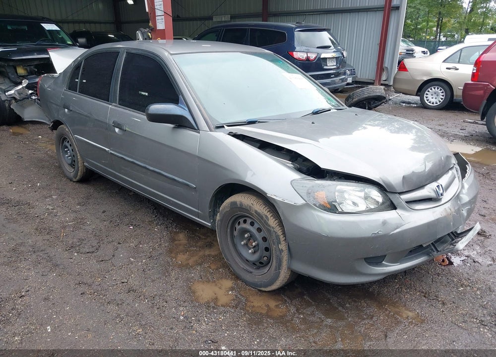 2005 HONDA CIVIC VP VIN: 1HGES16415L003111