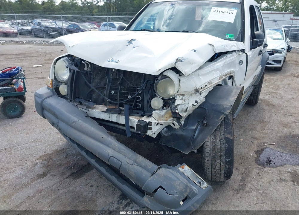 2005 JEEP LIBERTY SPORT VIN: 1J4GL48K95W614496