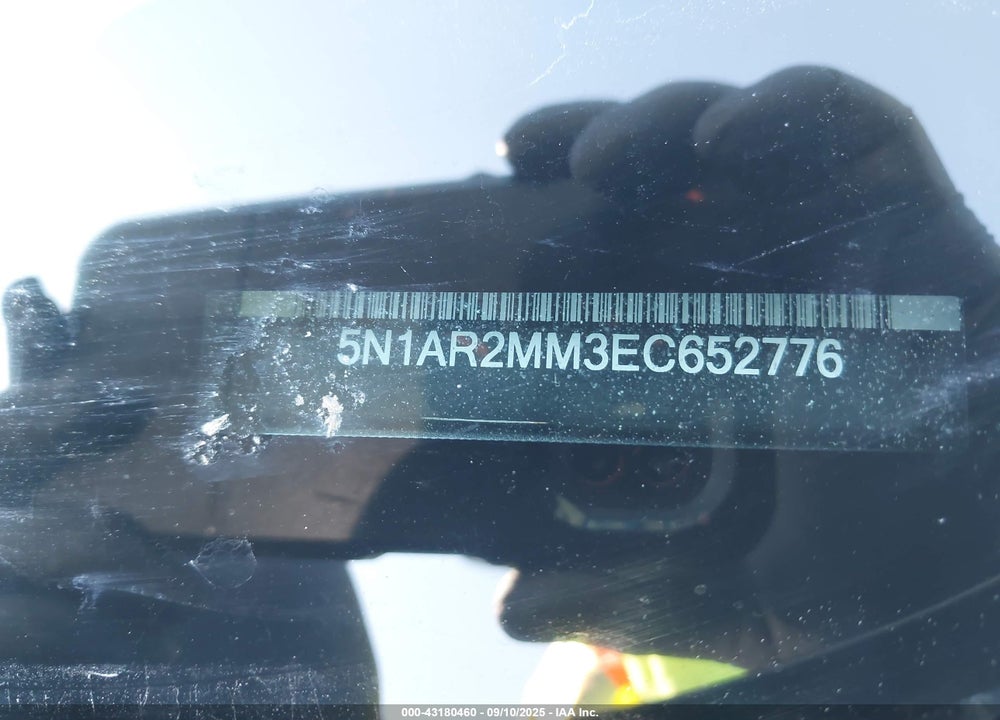 2014 NISSAN PATHFINDER VIN: 5N1AR2MM3EC652776