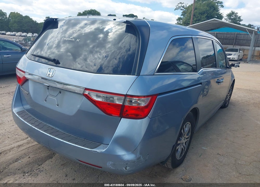 2011 HONDA ODYSSEY EX-L VIN: 5FNRL5H68BB067938