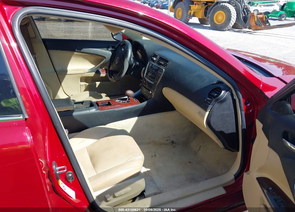 2006 LEXUS IS 250 VIN: JTHCK262062001799