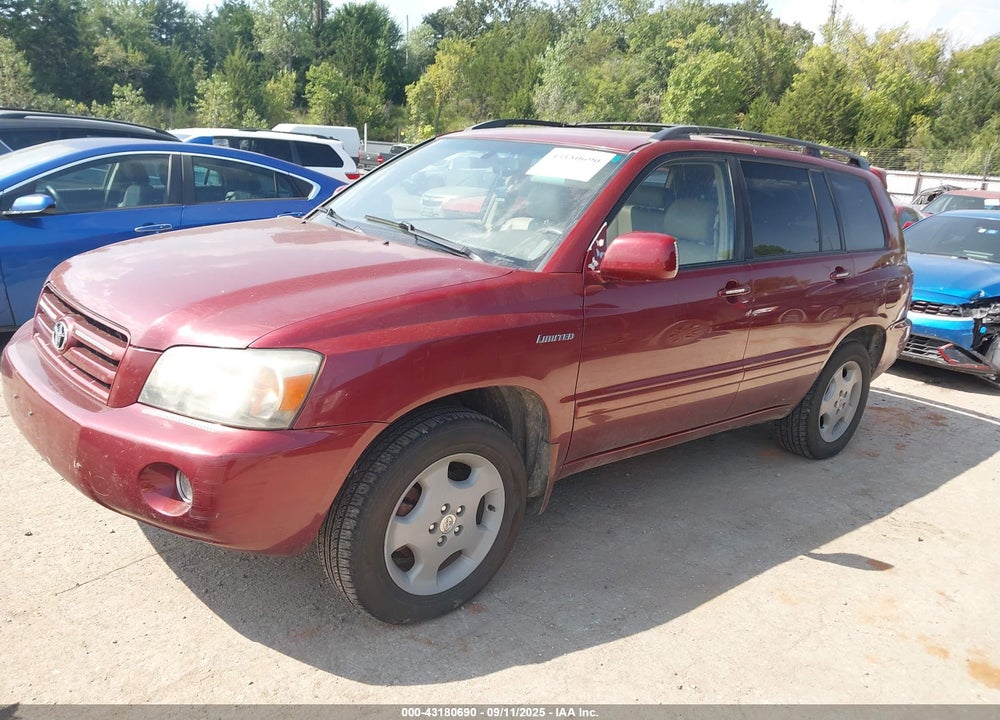 2005 TOYOTA HIGHLANDER LIMITED V6 VIN: JTEEP21A550106418