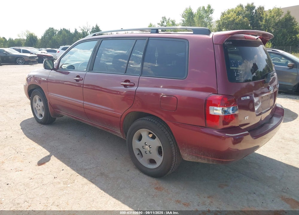 2005 TOYOTA HIGHLANDER LIMITED V6 VIN: JTEEP21A550106418