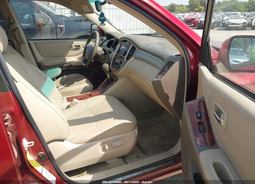 2005 TOYOTA HIGHLANDER LIMITED V6 VIN: JTEEP21A550106418