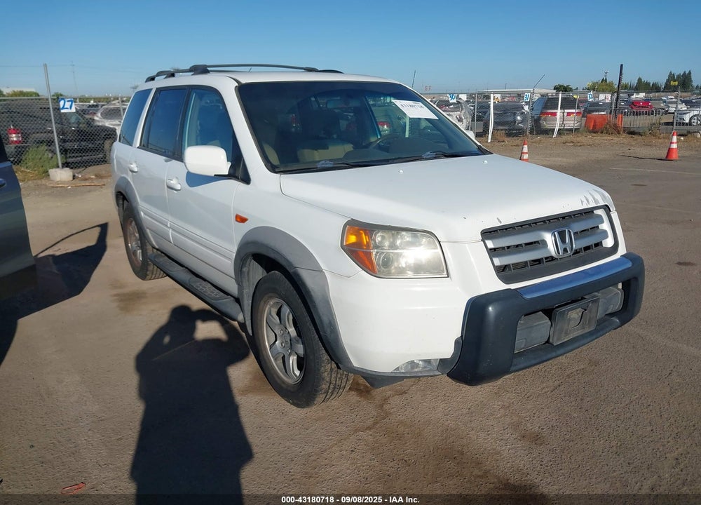 2007 HONDA PILOT EX VIN: 5FNYF28447B031977