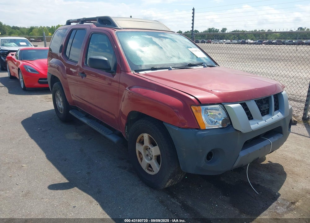 2006 NISSAN XTERRA S VIN: 5N1AN08U66C521272