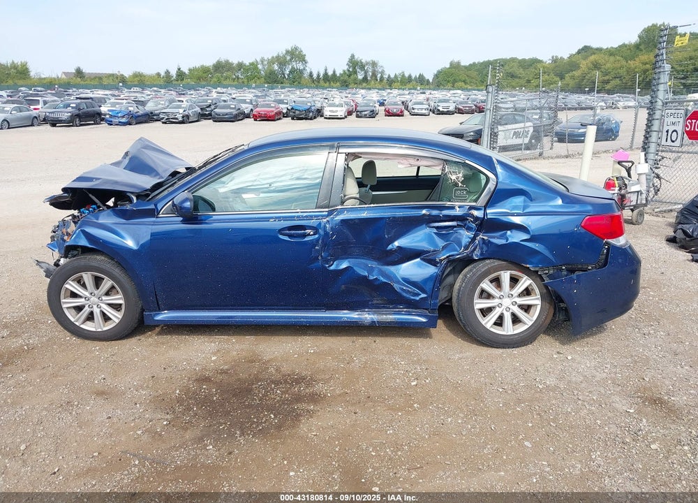 2011 SUBARU LEGACY VIN: 4S3BMCC6XB3217992