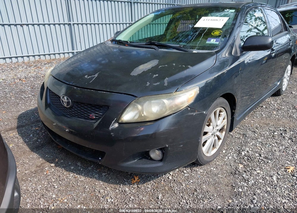 2009 TOYOTA COROLLA VIN: 2T1BU40E09C124501