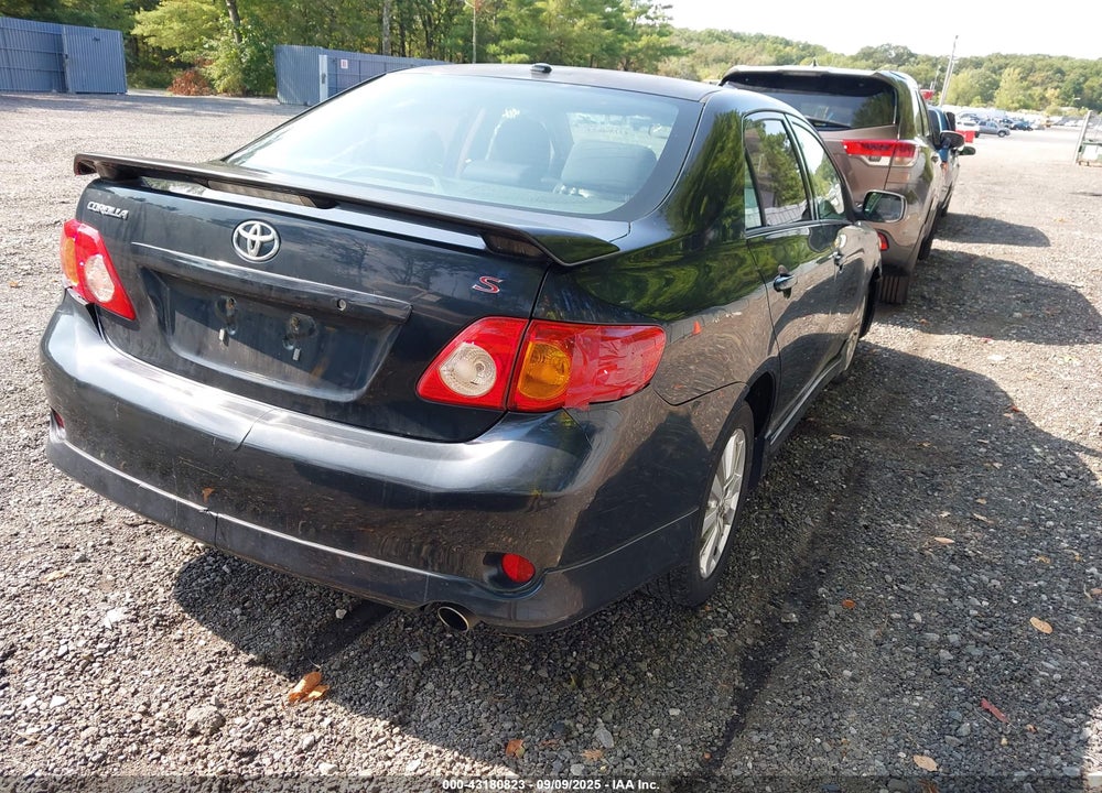 2009 TOYOTA COROLLA VIN: 2T1BU40E09C124501