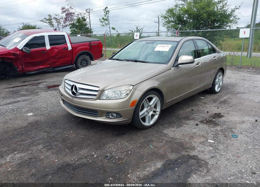 2009 MERCEDES-BENZ C CLASS VIN: WDDGF54X69R063653