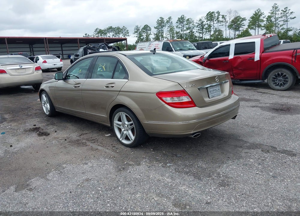 2009 MERCEDES-BENZ C CLASS VIN: WDDGF54X69R063653