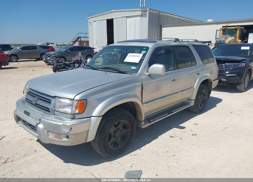 2000 TOYOTA 4RUNNER LIMITED V6 VIN: JT3HN87R5Y0308661