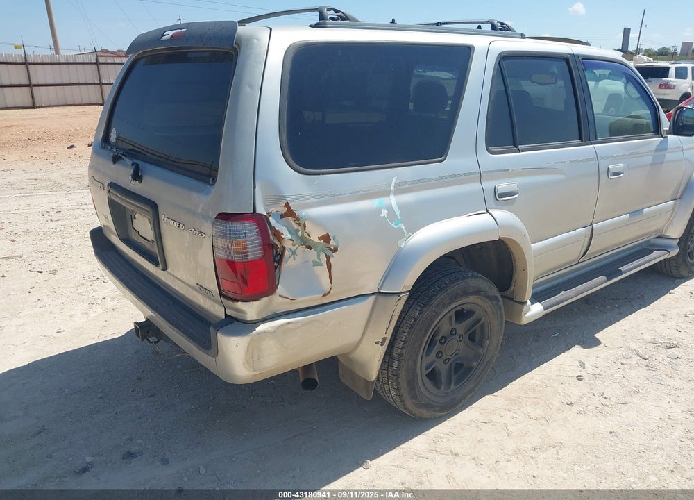 2000 TOYOTA 4RUNNER LIMITED V6 VIN: JT3HN87R5Y0308661