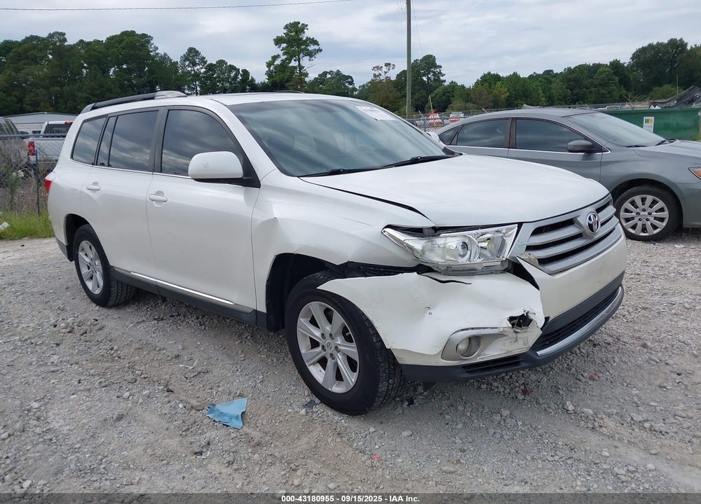 2013 TOYOTA HIGHLANDER SE V6 VIN: 5TDZK3EHXDS092111