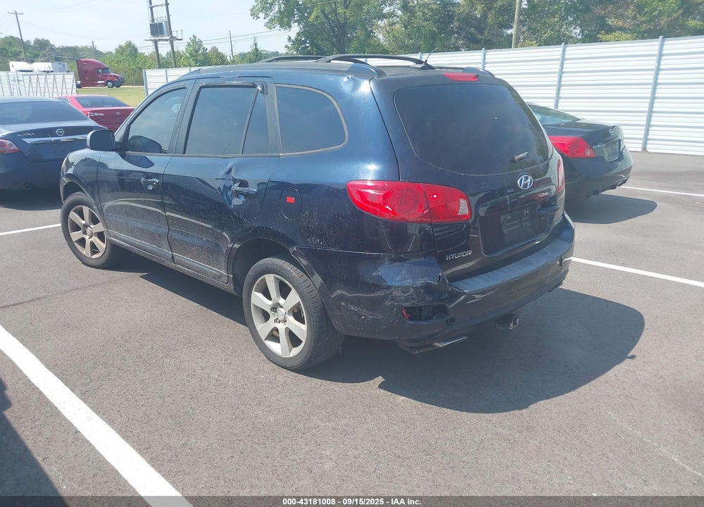 2007 HYUNDAI SANTA FE LIMITED/SE VIN: 5NMSH13E47H124605