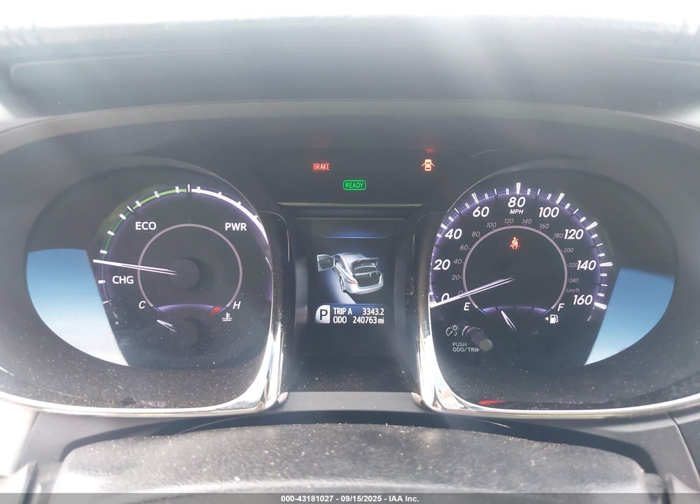 2013 TOYOTA AVALON HYBRID VIN: 4T1BD1EB8DU017992