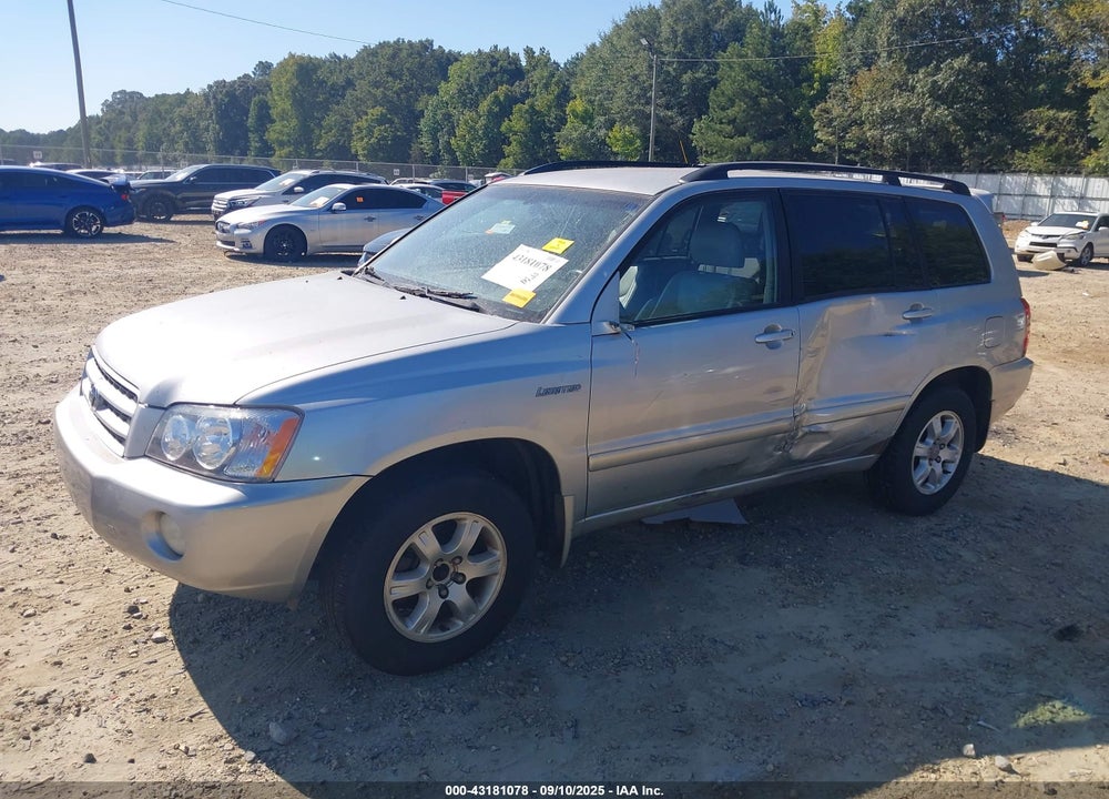 2001 TOYOTA HIGHLANDER VIN: JTEHF21A710031618