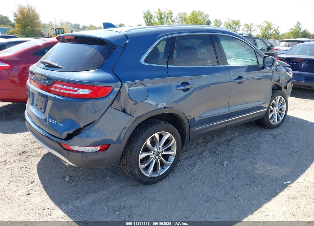2018 LINCOLN MKC VIN: 5LMCJ2D97JUL20319