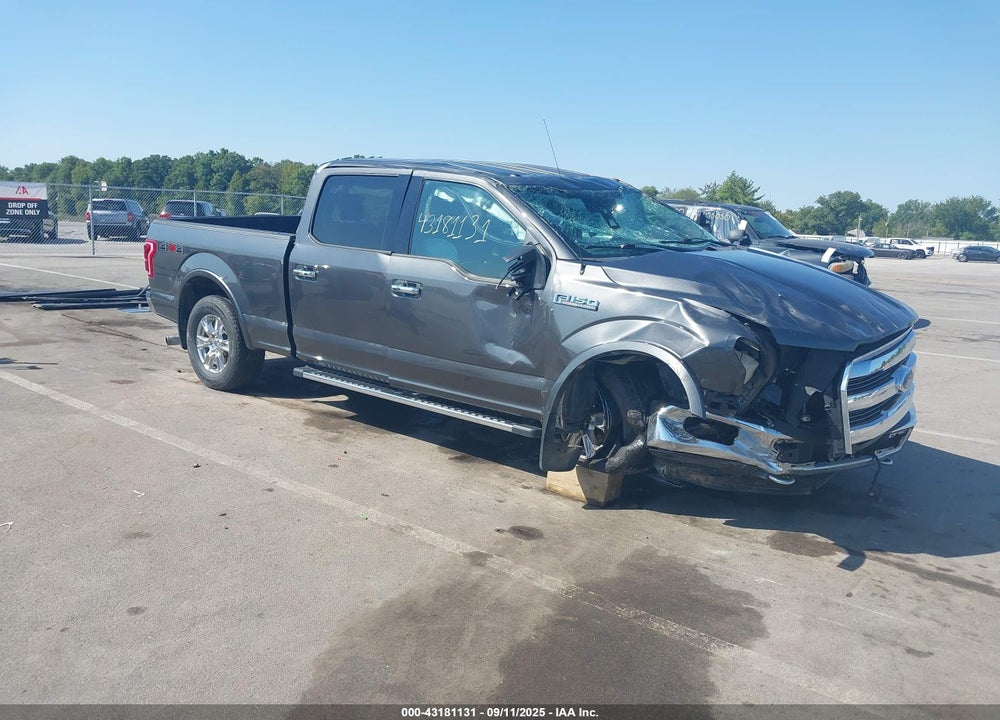 2016 FORD F-150 LARIAT VIN: 1FTFW1EF8GFC09361