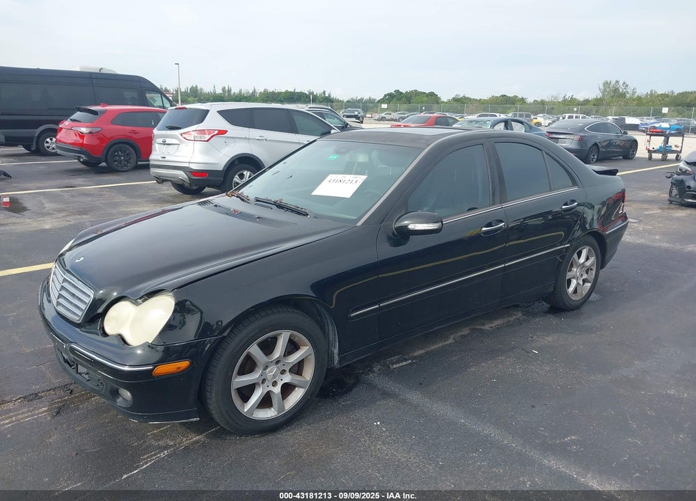 2007 MERCEDES-BENZ C 280 LUXURY VIN: WDBRF54H87F882219