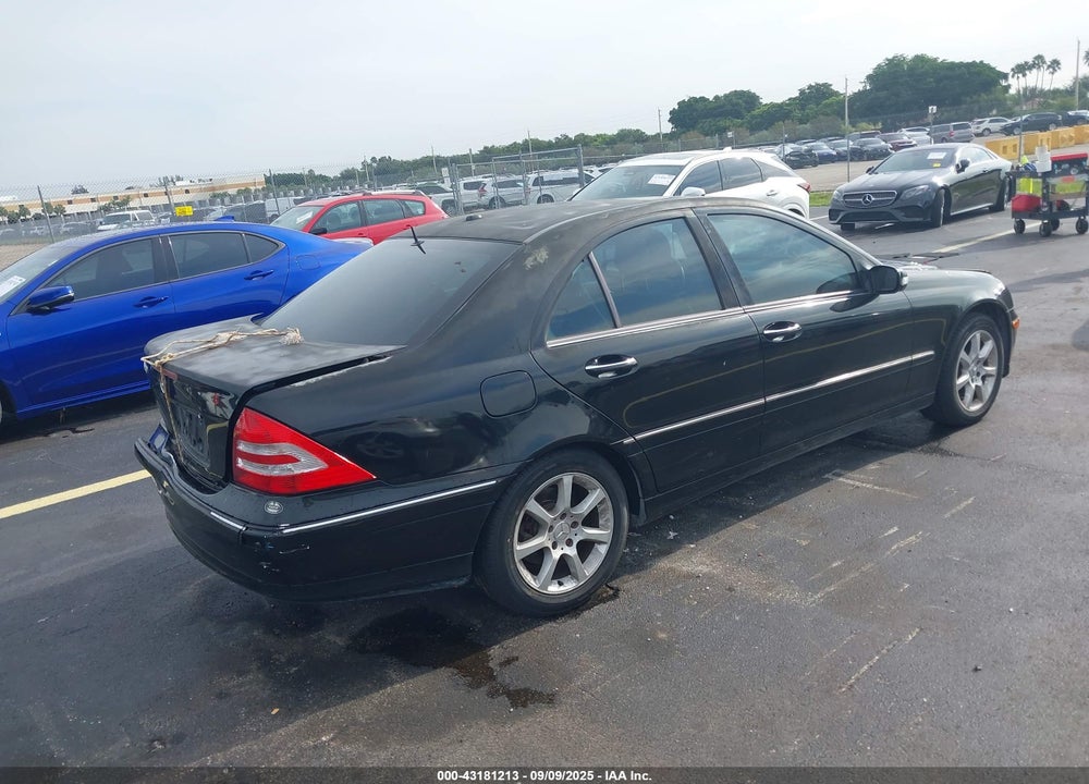 2007 MERCEDES-BENZ C 280 LUXURY VIN: WDBRF54H87F882219