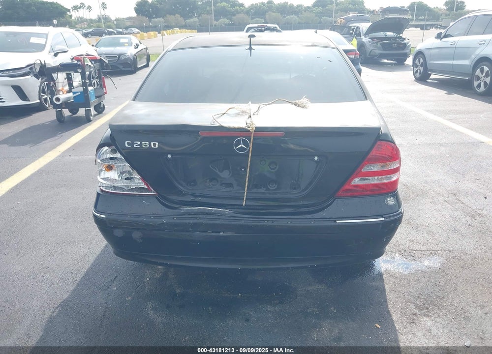2007 MERCEDES-BENZ C 280 LUXURY VIN: WDBRF54H87F882219