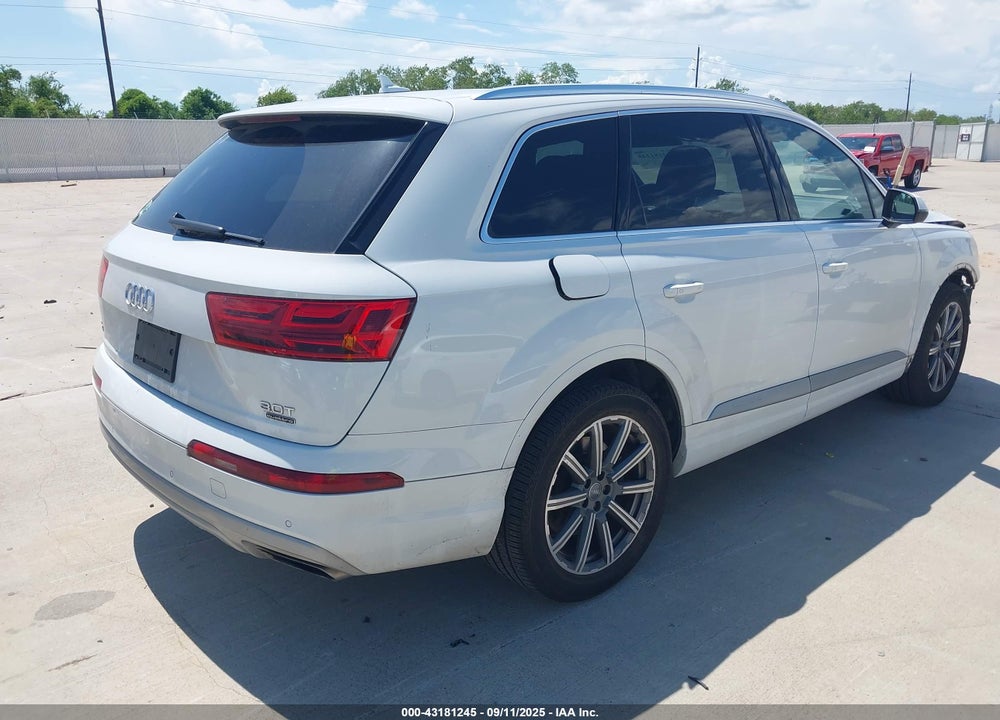 2018 AUDI Q7 3.0T PREMIUM VIN: WA1LAAF71JD011615