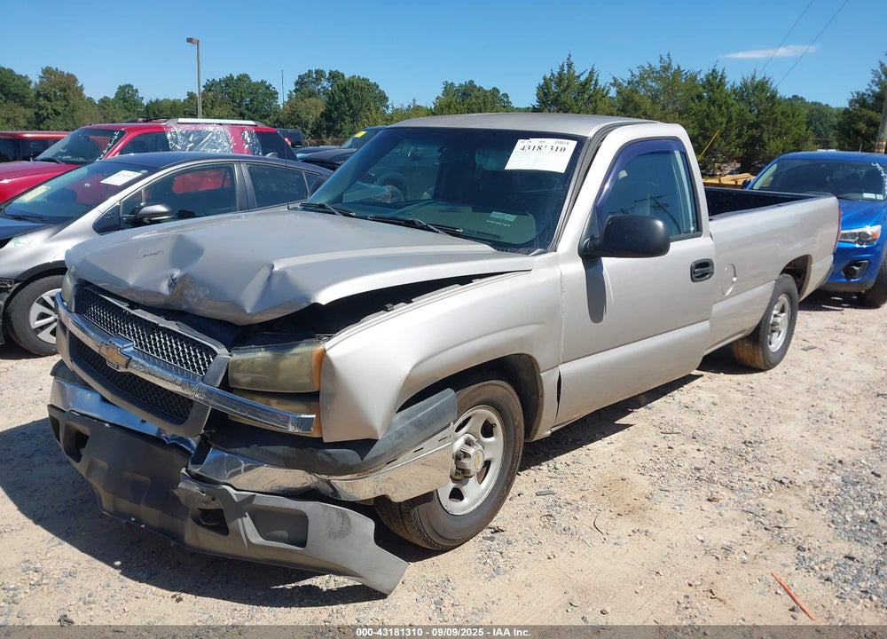 2004 CHEVROLET SILVERADO 1500 WORK TRUCK VIN: 1GCEC14T14Z207229