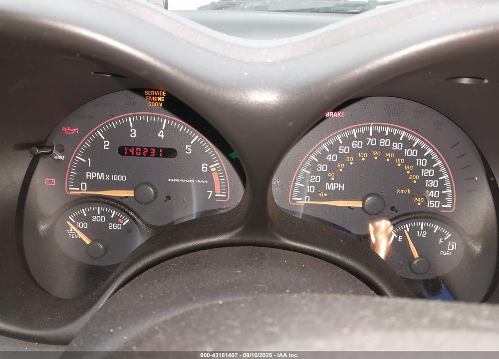 2003 PONTIAC GRAND AM GT VIN: 1G2NW52E13C233225