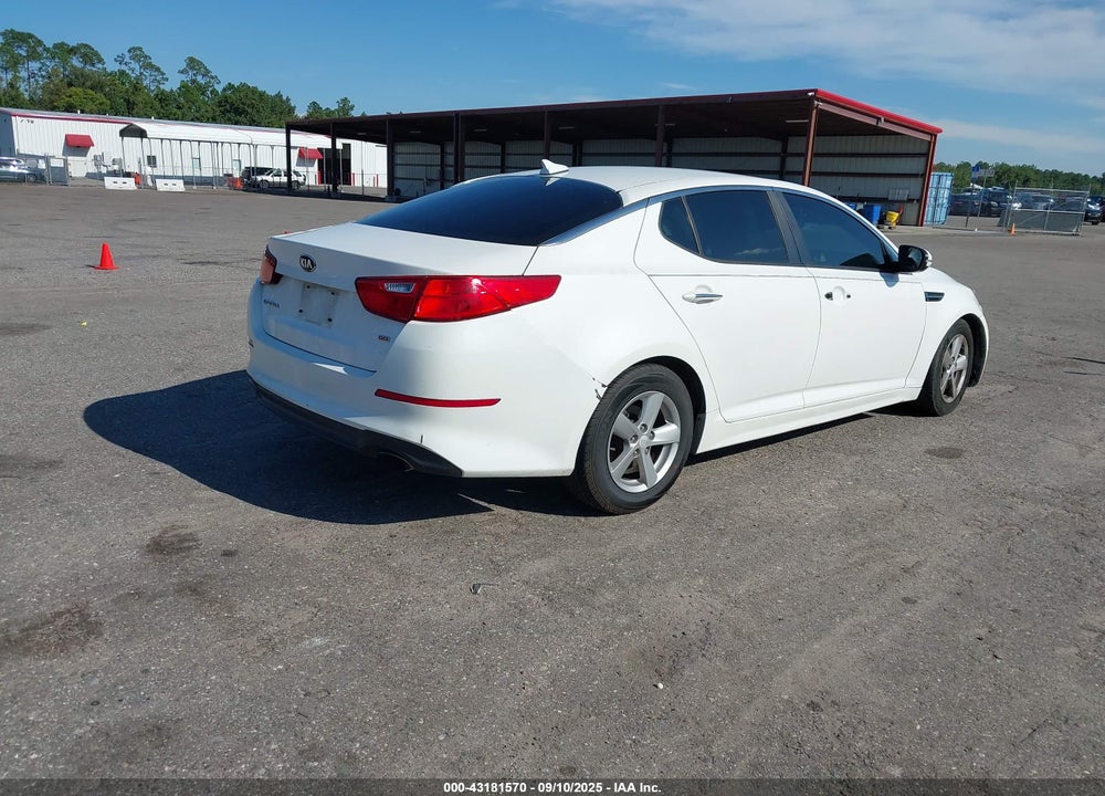 2015 KIA OPTIMA VIN: KNAGM4A76F5617398
