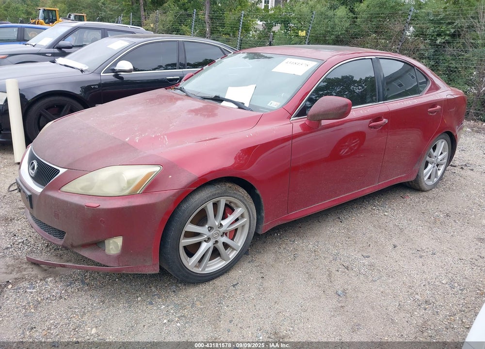 2006 LEXUS IS 350 VIN: JTHBE262565003856
