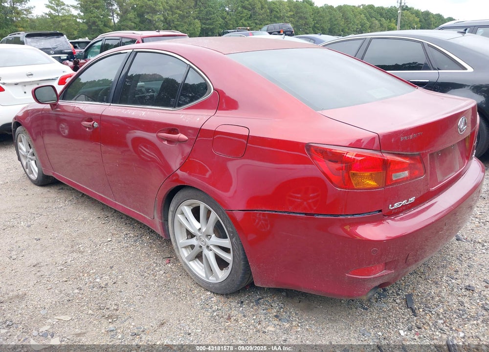 2006 LEXUS IS 350 VIN: JTHBE262565003856