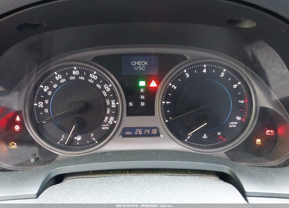 2006 LEXUS IS 350 VIN: JTHBE262565003856