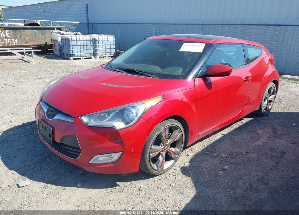 2012 HYUNDAI VELOSTER VIN: KMHTC6AD3CU021409