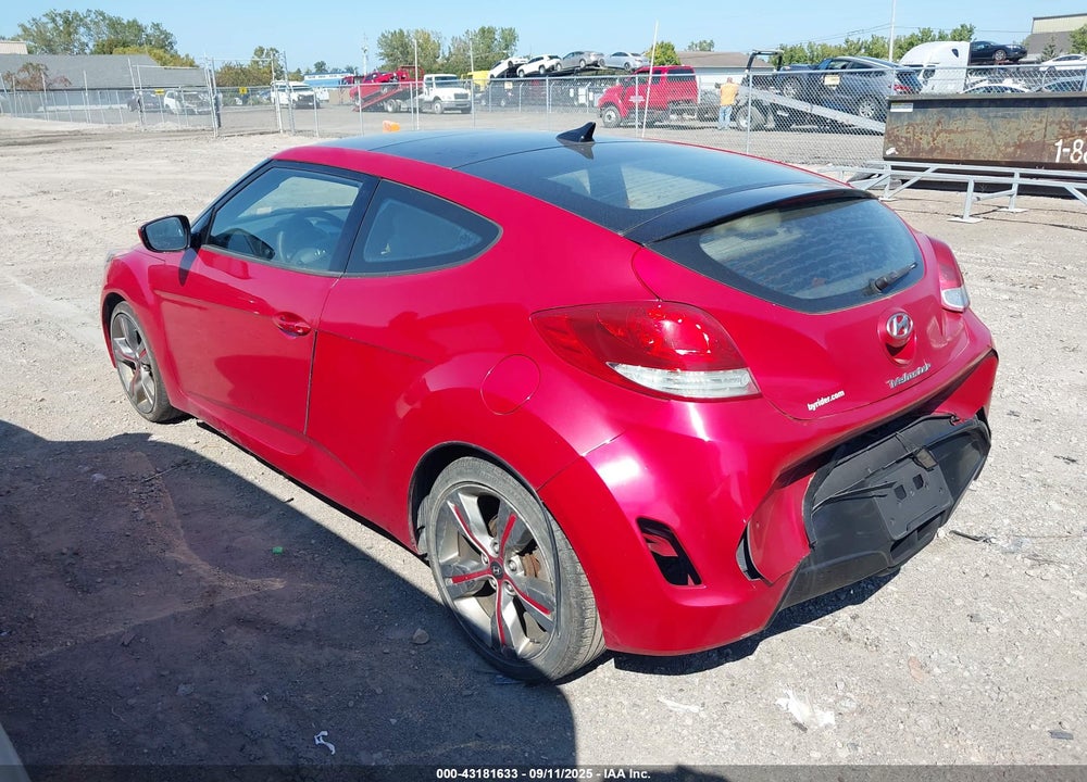 2012 HYUNDAI VELOSTER VIN: KMHTC6AD3CU021409