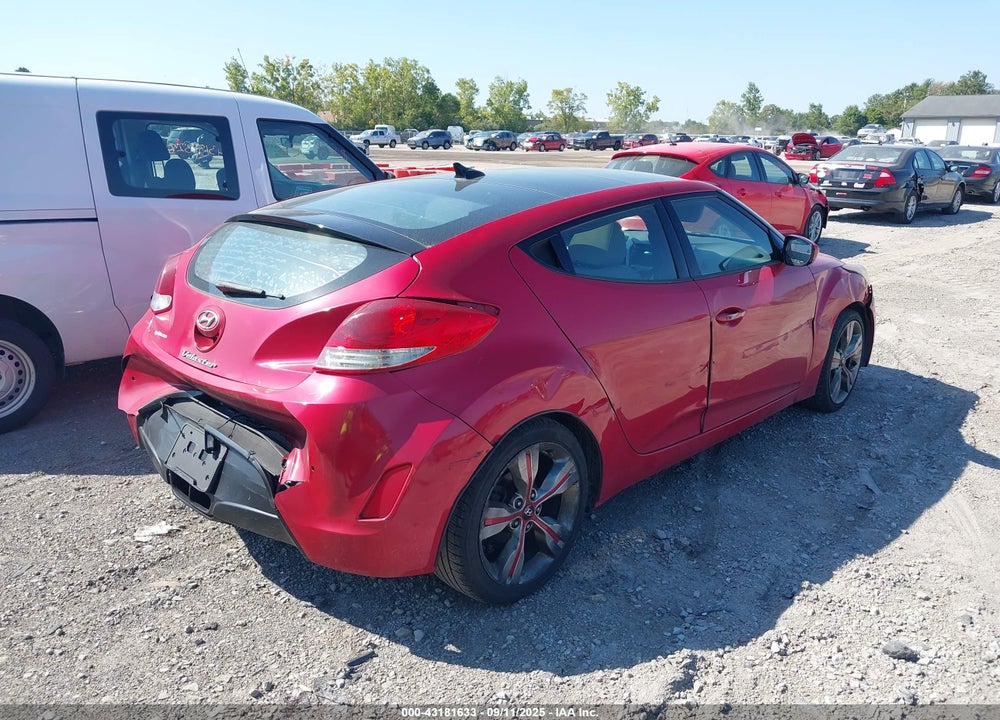 2012 HYUNDAI VELOSTER VIN: KMHTC6AD3CU021409