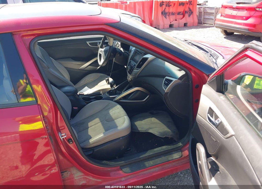 2012 HYUNDAI VELOSTER VIN: KMHTC6AD3CU021409