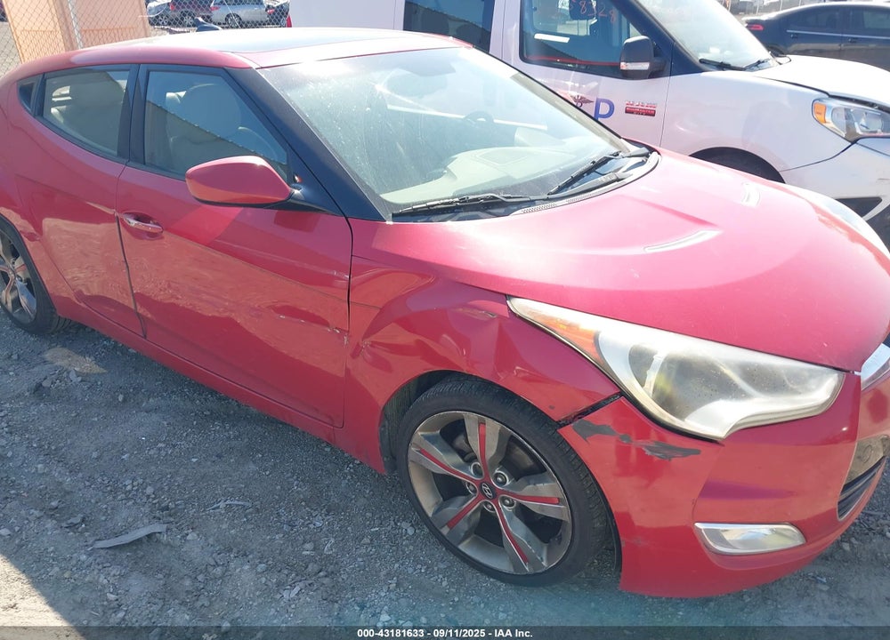 2012 HYUNDAI VELOSTER VIN: KMHTC6AD3CU021409