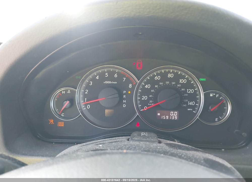 2009 SUBARU OUTBACK VIN: 4S4BP61C397339898