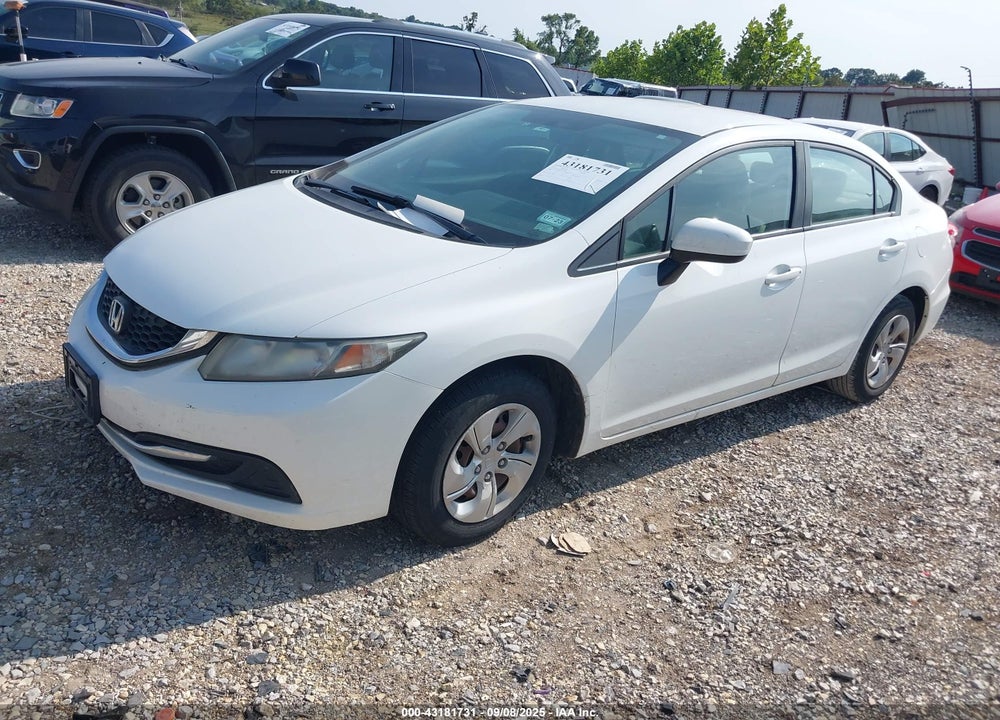 2015 HONDA CIVIC LX VIN: 19XFB2F58FE279376