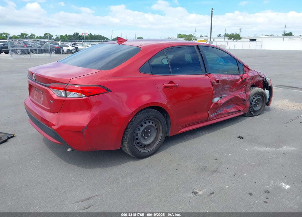 2020 TOYOTA COROLLA LE VIN: JTDEPRAE3LJ113620