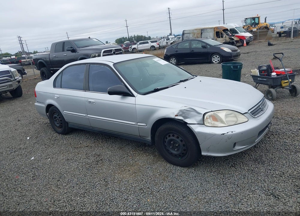 1999 HONDA CIVIC VALUE PACKAGE VIN: 2HGEJ6618XH531265