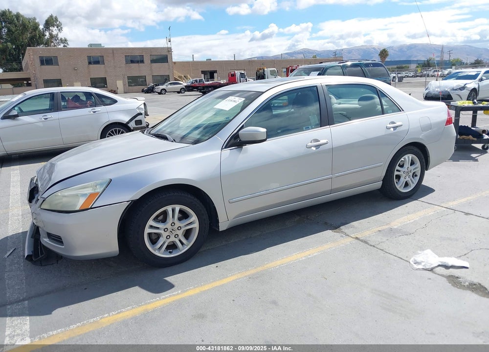 2007 HONDA ACCORD 2.4 EX VIN: 1HGCM557X7A210731