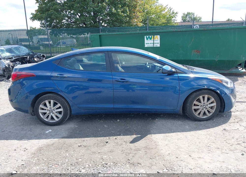2016 HYUNDAI ELANTRA VIN: KMHDH4AE1GU587061