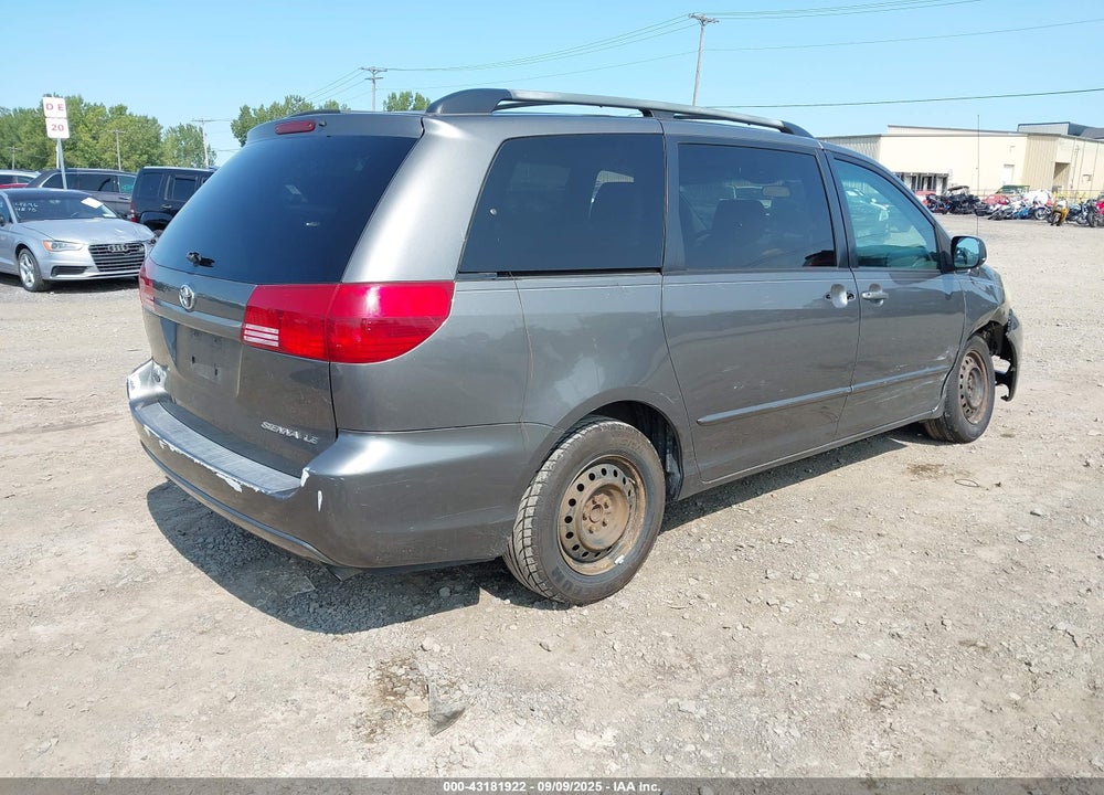 2004 TOYOTA SIENNA LE VIN: 5TDZA23C34S143064